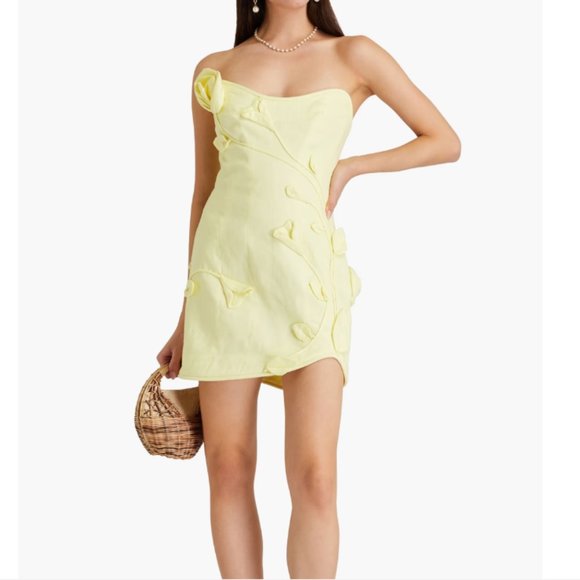 Zimmermann Dresses & Skirts - Zimmerman Matchmaker Rose Mini Linen Dress